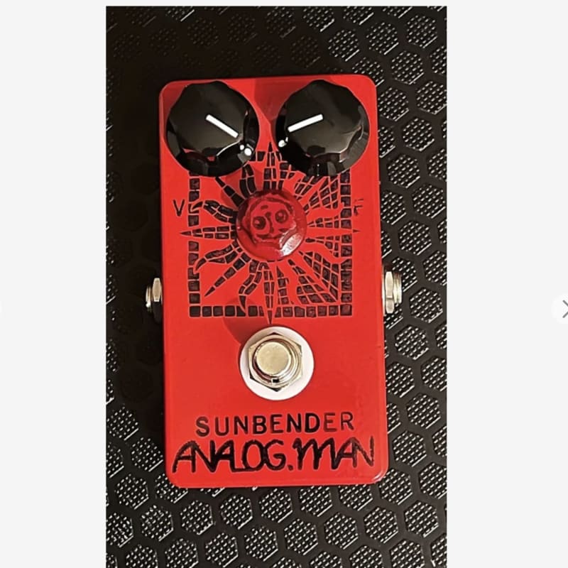 2012 Analogman Sunbender Red - used Analogman                  Analogue Guitar Effect Pedal
