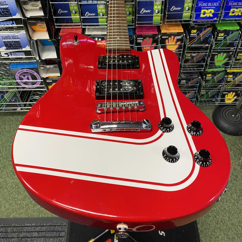 2006 Fender Toronado GT Red with White Gt Racing Stripes - used Fender   Tuner Pedal                   Guitar Effect Pedal