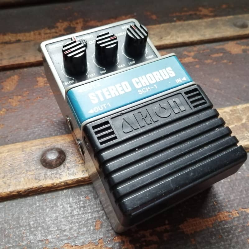 1980s Arion SCH-1 Stereo Chorus Blue - used Arion    Stereo            Chorus   Guitar Effect Pedal
