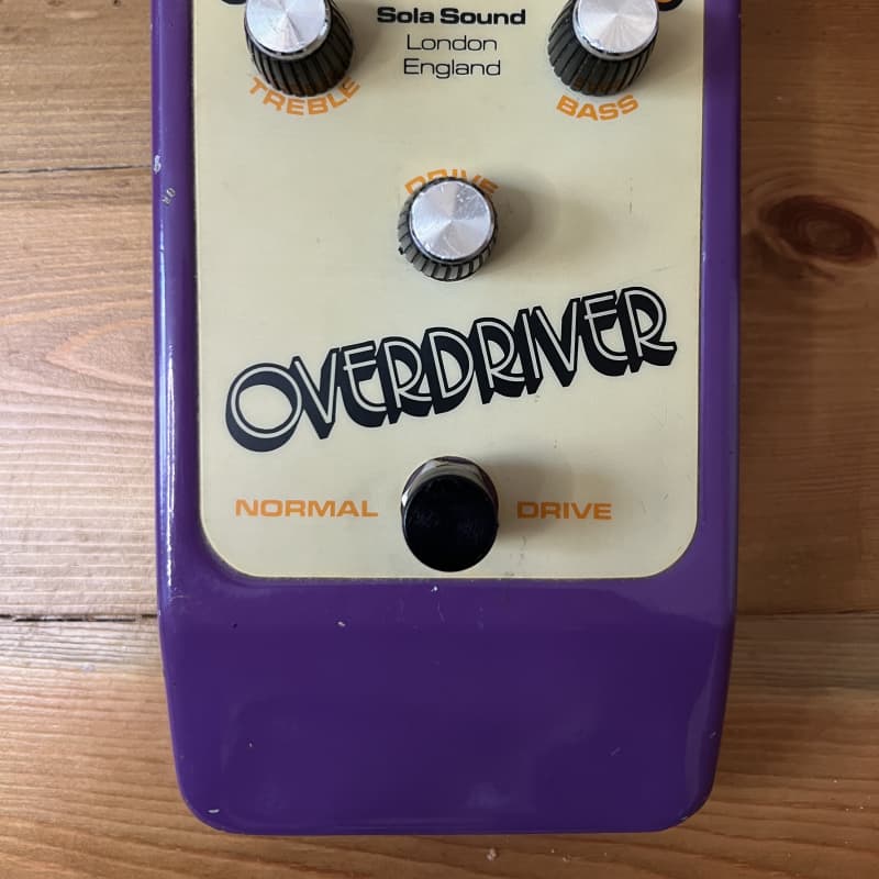 1978 Colorsound Overdriver 70's Purple - used Colorsound       Overdrive            Guitar Effect Pedal