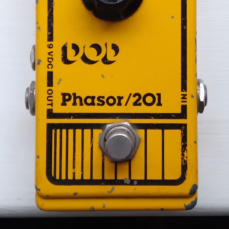1981 - 1982 DOD Phasor 201 Yellow - used DOD             EQ      Guitar Effect Pedal