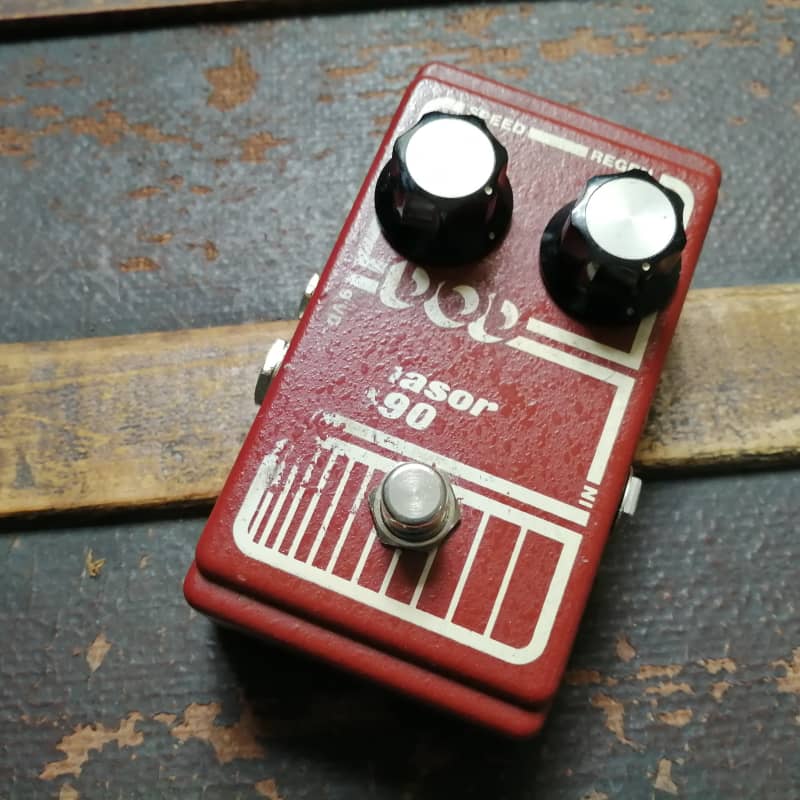 1980s DOD Phasor 490 Red - used DOD                   Guitar Effect Pedal