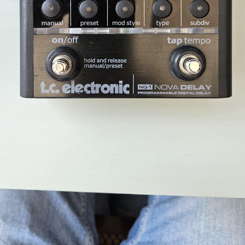 2004 - Present TC Electronic ND-1 Nova Delay Black - used TC Electronic             Delay      Guitar Effect Pedal