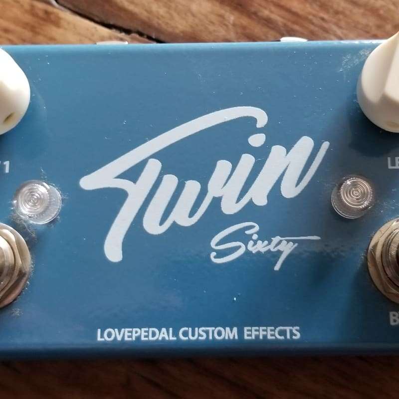 2000s Lovepedal Twin Sixty Metal Blue - used Lovepedal                     Guitar Effect Pedal Guitar Effect Pedal
