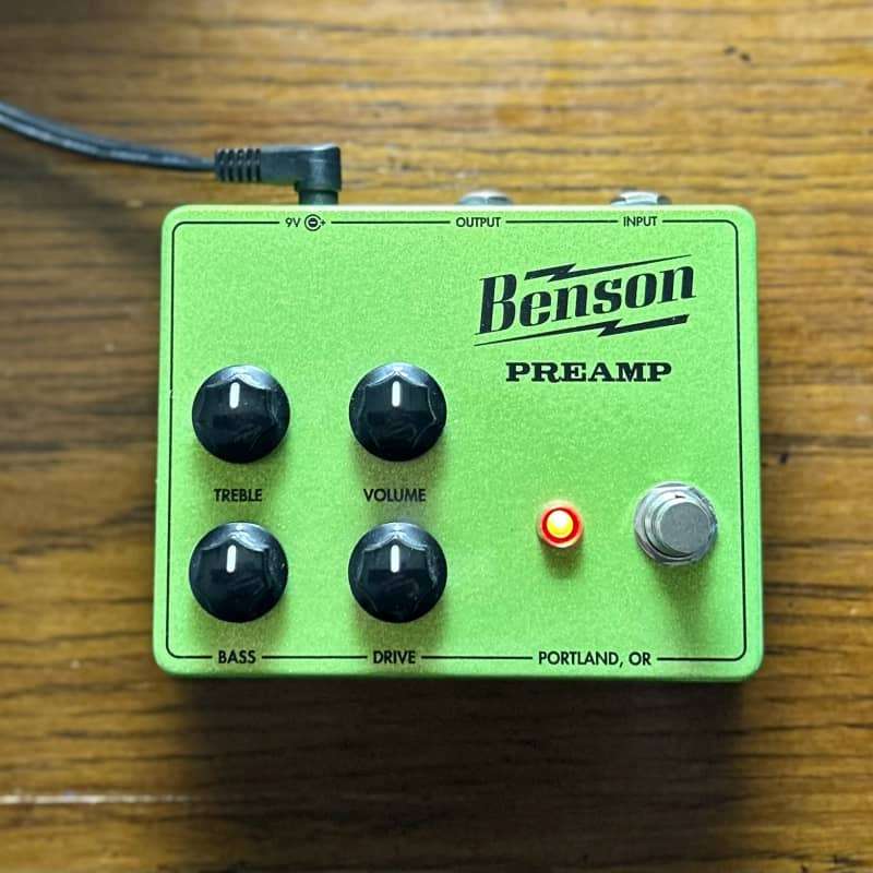 2018 - 2022 Benson Amps Preamp Pedal Various - used Benson Amps                  Overdrive    Guitar Effect Pedal