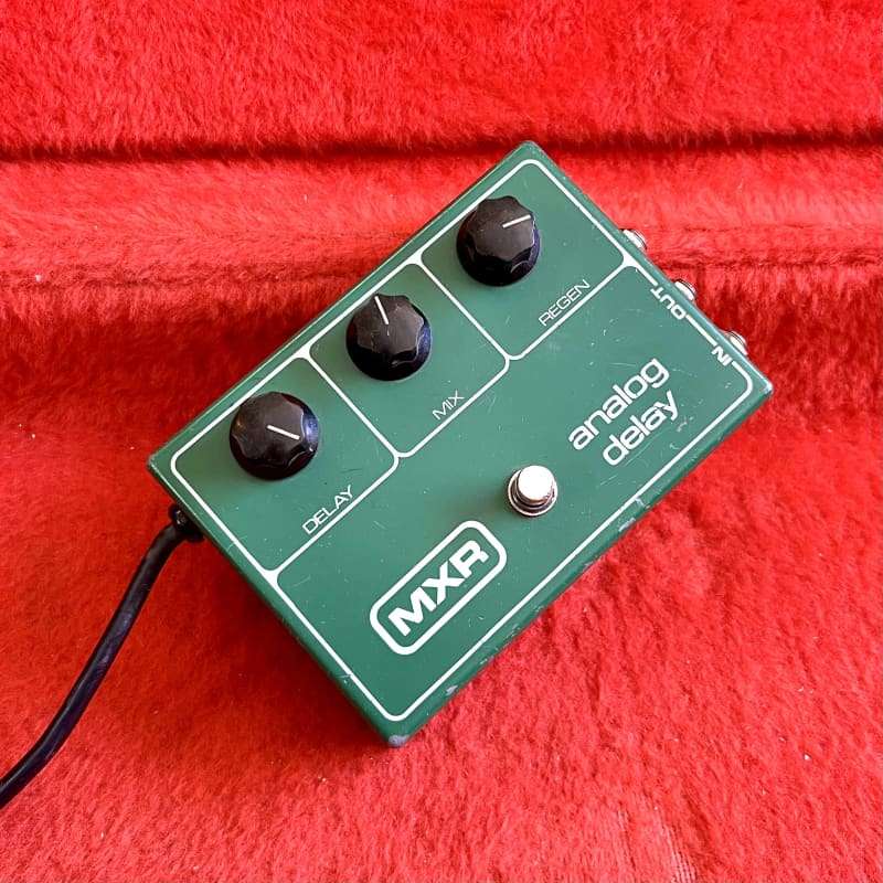 1977 MXR M-118 Stereo Analog delay pedal Green - used MXR                Delay      Guitar Effect Pedal