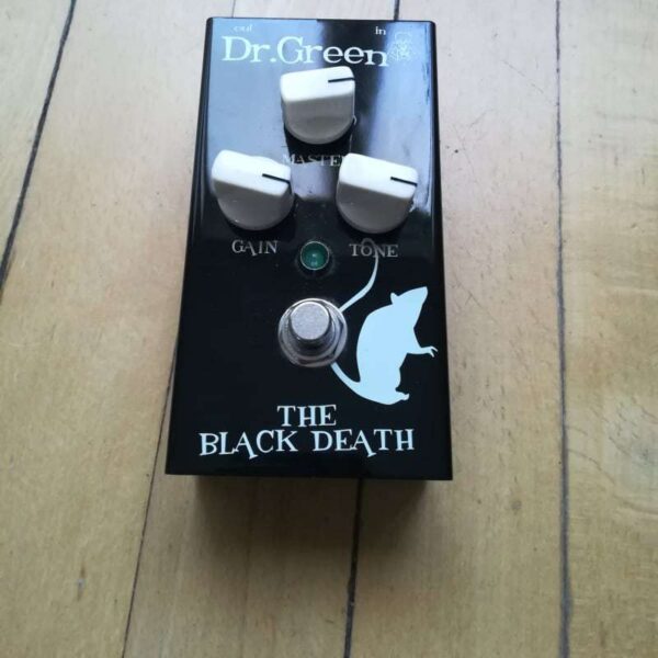 2010s Dr. Green Black Death Dynamic Overdrive Distortion Pedal... - used Dr. Green Guitar Effect Pedal