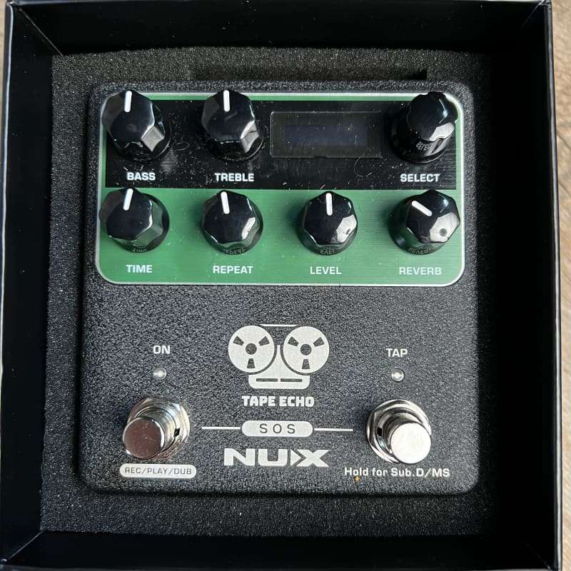2020's NuX NDD-7 Tape Echo Emulator Pedal Verdugo Series Green - used Nux                   Echo   Guitar Effect Pedal