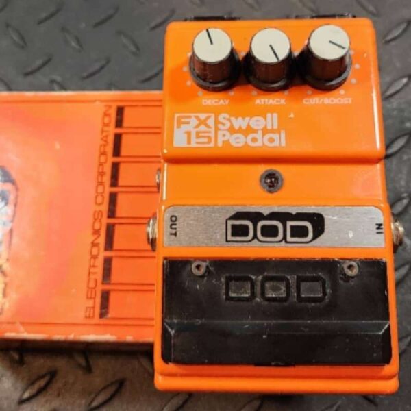 1980s DOD FX15 Swell Pedal Orange - used DOD Guitar Effect Pedal