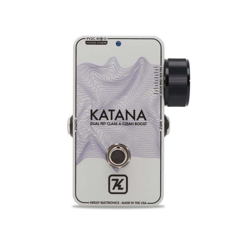 2022 Keeley Katana - White Waves Booster Pedal - Limited Editi... - used Keeley                     Guitar Effect Pedal Guitar Effect Pedal