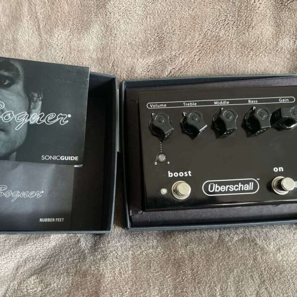 2010s Bogner Uberschall (pedal) Black - used Bogner Guitar Effect Pedal