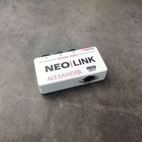 2010s Alexander Pedals Neo Link MIDI Controller White - used Alexander Pedals Guitar Effect Pedal