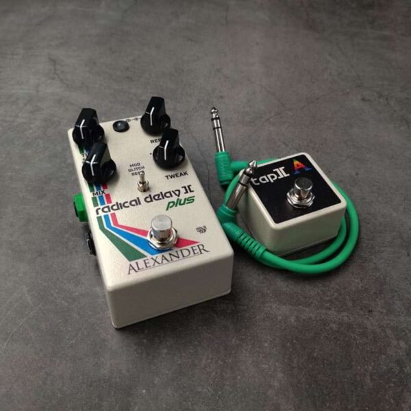 2010s Alexander Pedals Radical Delay II Plus Graphic - used Alexander Pedals Guitar Effect Pedal