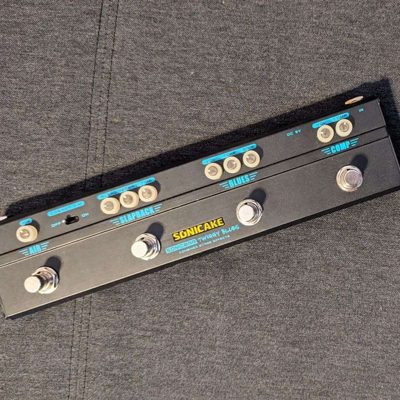2020s SONICAKE Twiggy Blues Guitar Multi-Effects Pedal Black - used SONICAKE                  Overdrive    Multi-Effects Guitar Effect Pedal