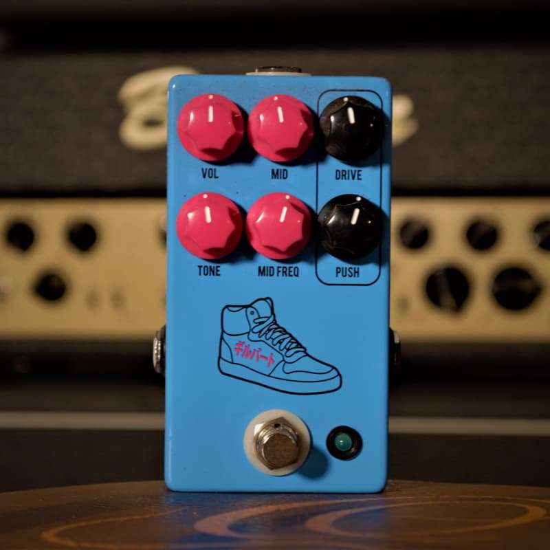 2020 JHS PG-14 Paul Gilbert Signature Distortion Pedal Blue - used JHS                 Distortion     Guitar Effect Pedal