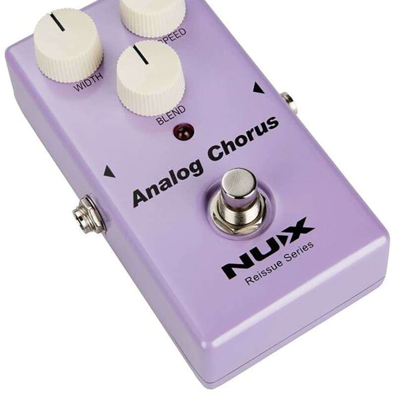 2021 NuX NU-X Reissue Analog Chorus Pedal Lilac - new Nux                   Chorus Bass  Guitar Effect Pedal