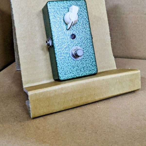 2020 Handmade 1963 styles one knob booster overdrive pedal Green - used Handmade Guitar Effect Pedal