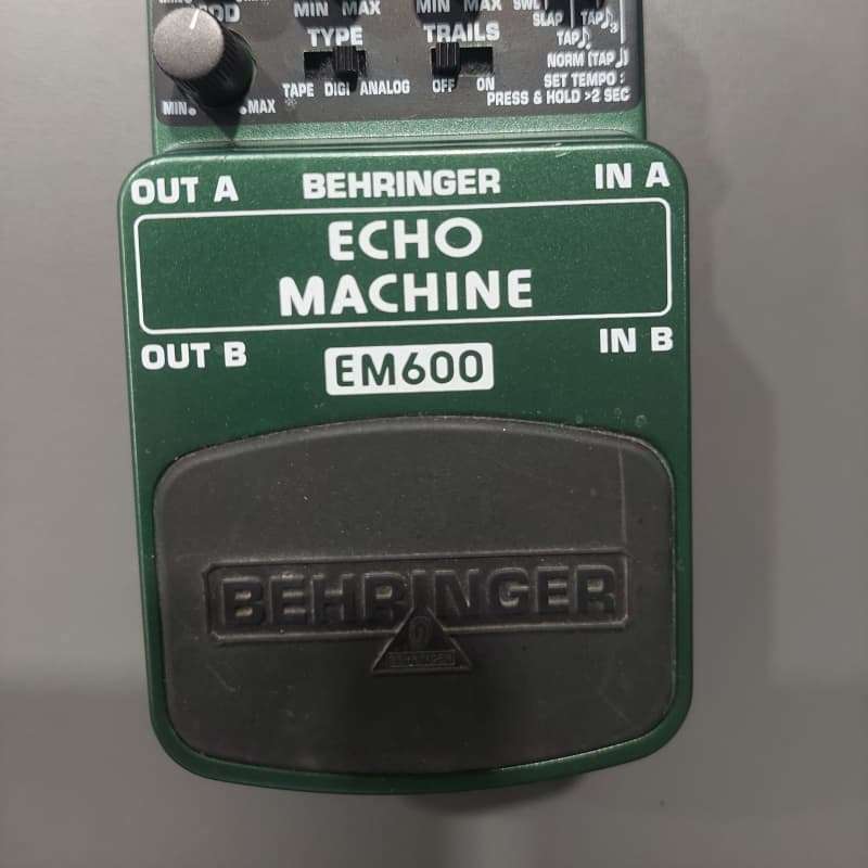 2010s Behringer EM600 Echo Machine Pedal Standard - used Behringer                   Echo   Guitar Effect Pedal