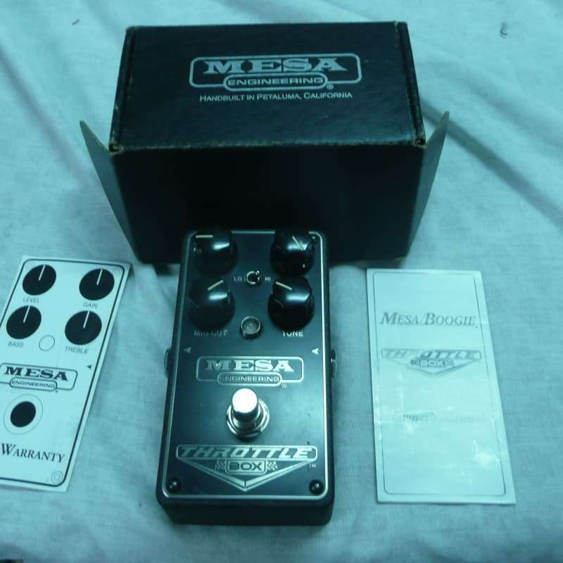 2010s Mesa Boogie Throttle Box Overdrive Pedal Black - used Mesa Boogie                  Overdrive    Guitar Effect Pedal