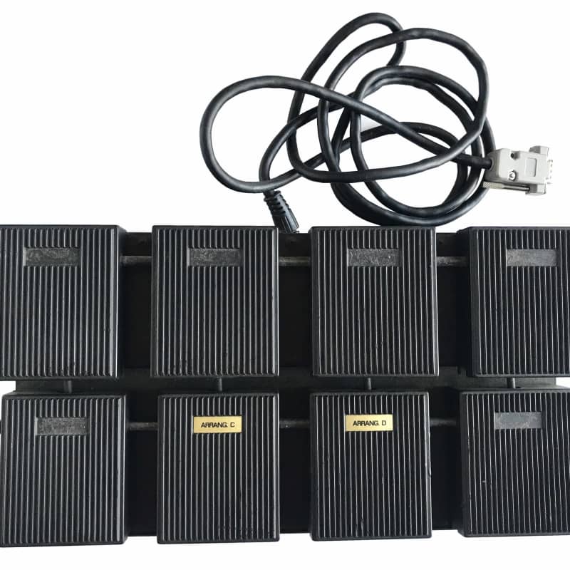 1988 Ketron Lab Solton 8 Switch Foot Pedal Board Black - used Ketron Lab                     Switch Guitar Effect Pedal