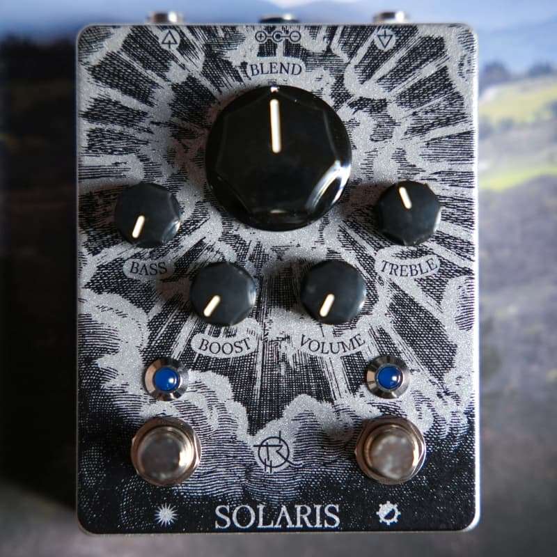 2023 Red Mod Pedals Solaris Deluxe Sparkling silver - used Red Mod Pedals                    Bass  Guitar Effect Pedal