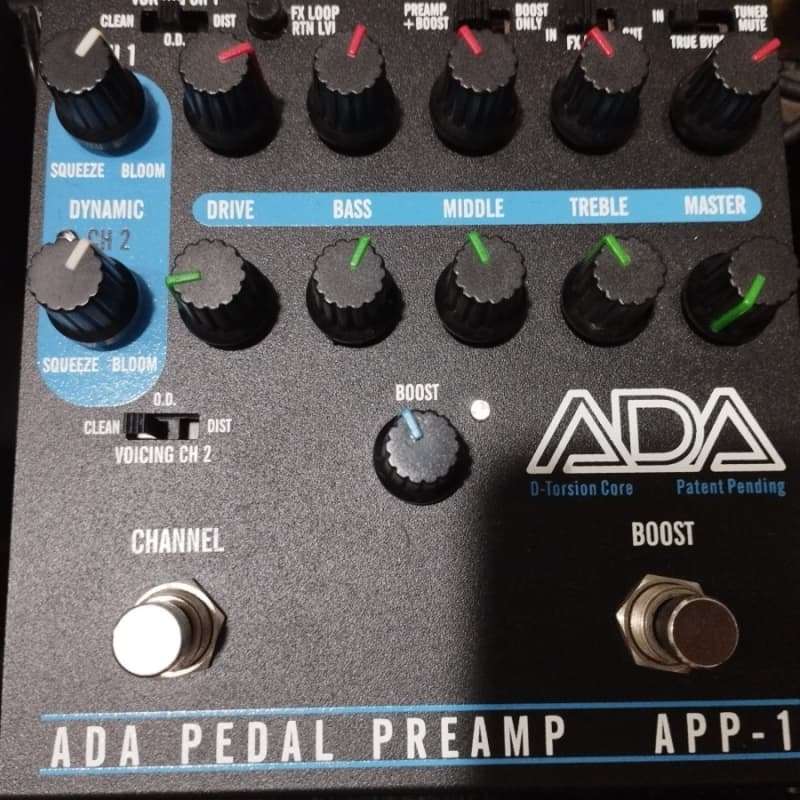 2010s A/DA APP-1 Pedal Preamp Black - used A/DA                     Guitar Effect Pedal Guitar Effect Pedal