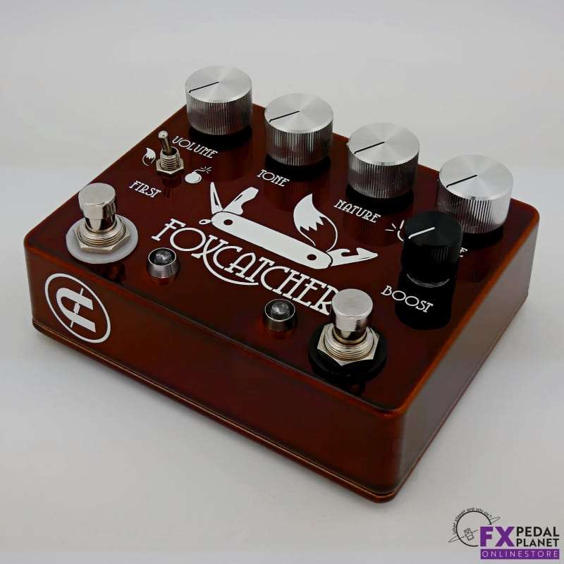 2023 Coppersound Pedals Foxcatcher Red Brown - new Coppersound Pedals                  Overdrive    Guitar Effect Pedal
