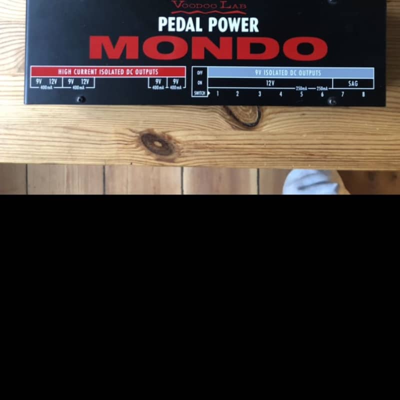 2010s Voodoo Lab Pedal Power Mondo Black - used Voodoo Lab              Power        Guitar Effect Pedal