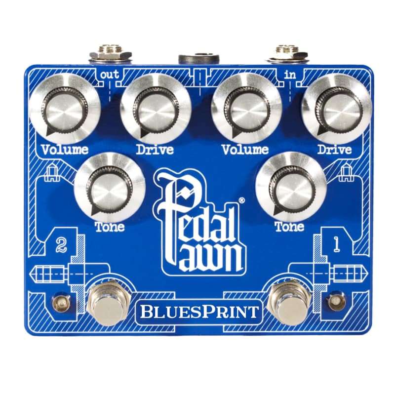 2020s Pedal Pawn BluesPrint Blue - new Pedal Pawn                  Overdrive    Guitar Effect Pedal