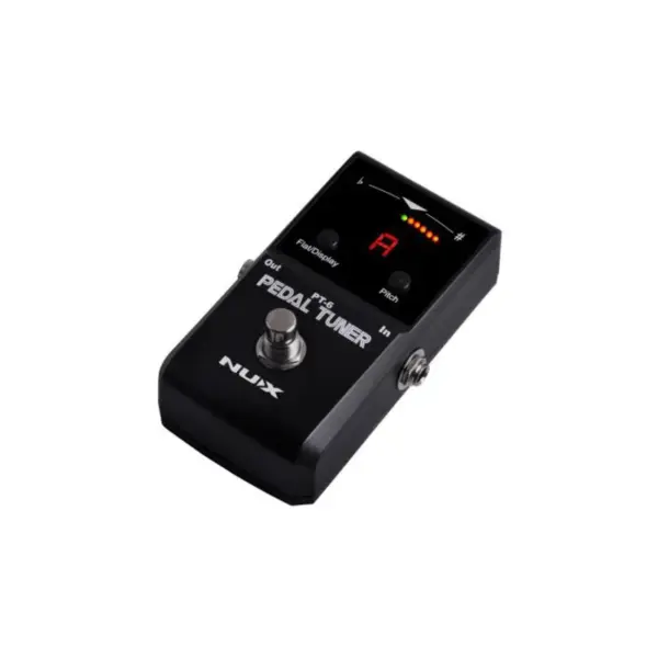 2010s NuX PT-6 Pedal Tuner Black - used Nux Guitar Effect Pedal