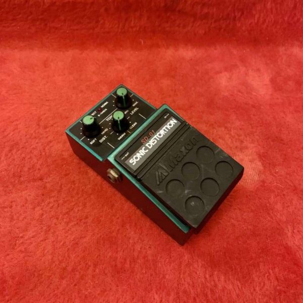 1980 Maxon SD-01 Sonic Distortion Pedal Green - used Maxon Guitar Effect Pedal