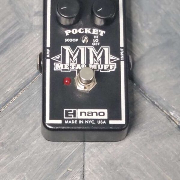 Electro-Harmonix Used Pocket Muff Distortion Effect Pedal Metal - used Electro-Harmonix Guitar Effect Pedal