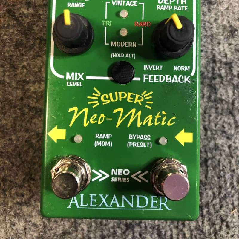 2010s Alexander Pedals Super Neo-Matic Green - used Alexander Pedals                     Guitar Effect Pedal Guitar Effect Pedal