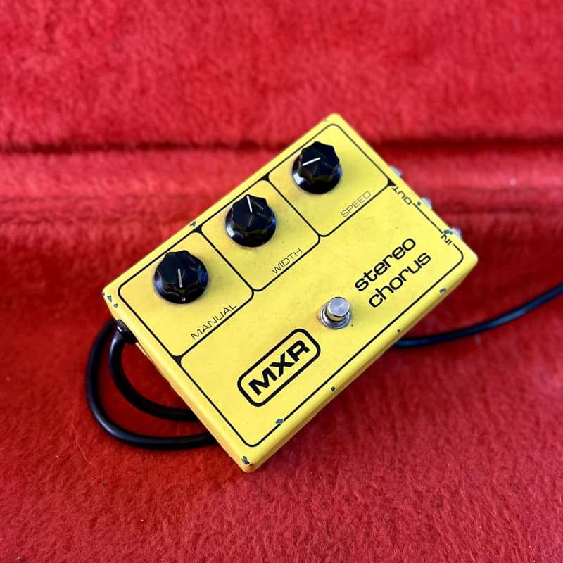 1978 MXR M-134 analog Stereo chorus pedal Yellow - used MXR                   Chorus   Guitar Effect Pedal