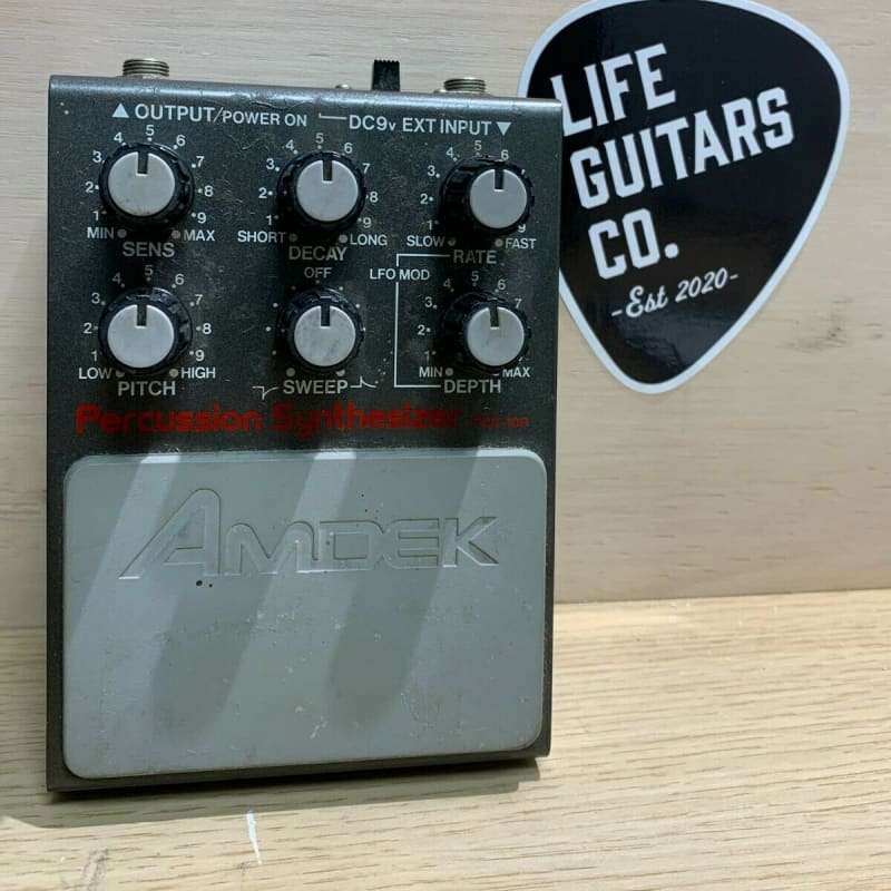 Amdek Amdek PDK-100 Percussion Synthesiser () Effects Pedal Bl... - used Amdek                     Synth Guitar Effect Pedal