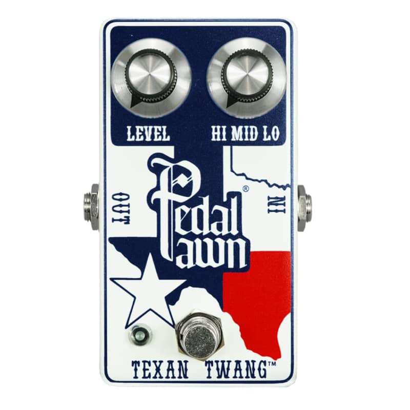 2020s Pedal Pawn Texan Twang White - new Pedal Pawn                     Guitar Effect Pedal Guitar Effect Pedal