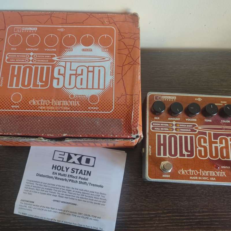 2008 - 2022 Electro-Harmonix Holy Stain Multi-Effects Pedal: D... - used Electro-Harmonix                      Multi-Effects Guitar Effect Pedal