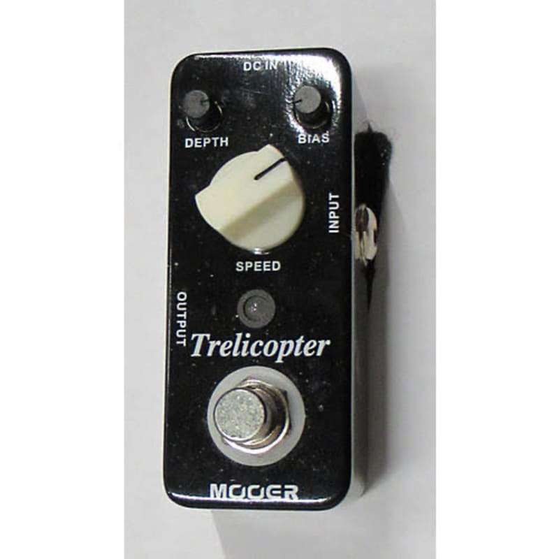 2017 Mooer Trelicopter Tremolo Guitar Effect Pedal Black - used Mooer                     Guitar Effect Pedal Guitar Effect Pedal