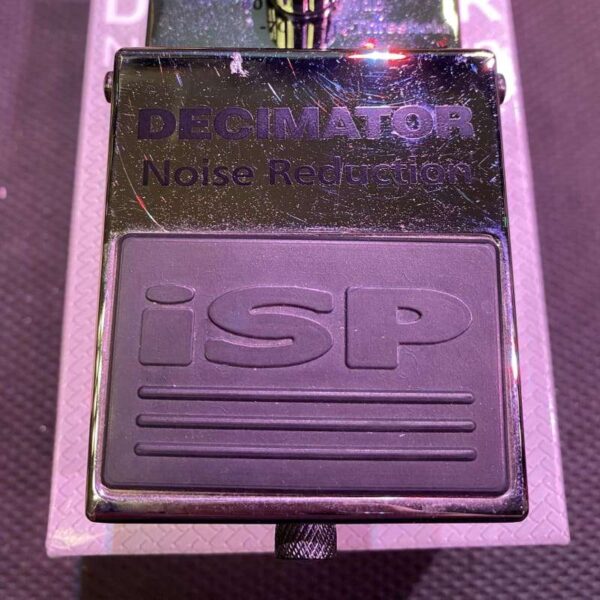 2012 ISP Technologies Decimator Noise Reduction Pedal Silver - used ISP Technologies Guitar Effect Pedal