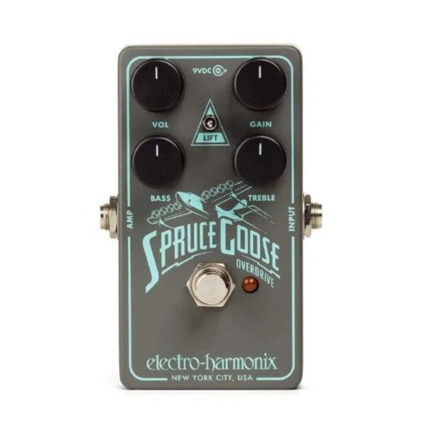 Electro-Harmonix Goose Analogue Overdrive Effects Pedal Spruce - new Electro-Harmonix Guitar Effect Pedal