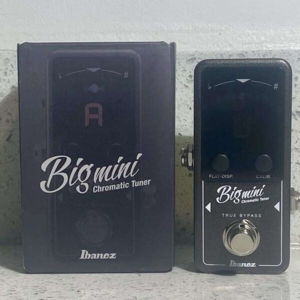 ~2020 Ibanez Bigmini Mini Tuner Pedal Black - used Ibanez Guitar Effect Pedal