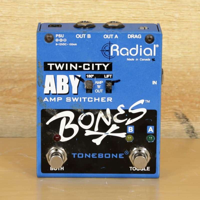 Radial Bones Twin-City Tonebone ABY Switcher Effects Pedal "Go... - used Radial                     Switch Guitar Effect Pedal
