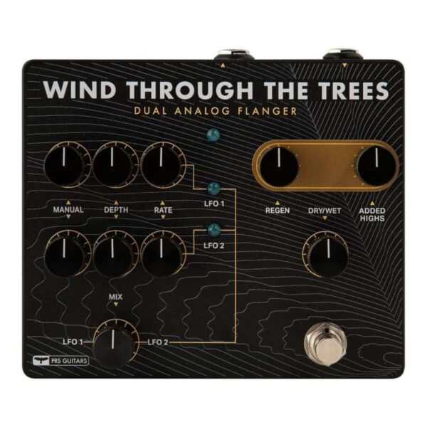 PRS Wind Through The Trees Dual Flanger Effects Pedal Tree - new PRS Guitar Effect Pedal