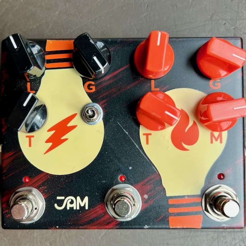 2010s JAM Pedals DoubleDreamer Hand Painted - used JAM Pedals                     Guitar Effect Pedal Guitar Effect Pedal