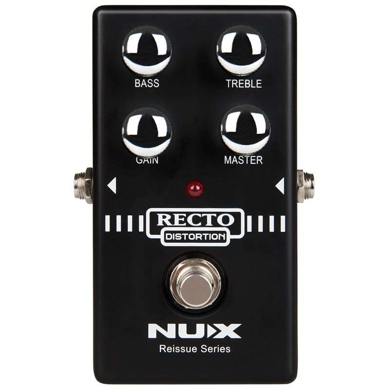 NuX NU-X Reissue Recto Distortion Pedal Re - new Nux                 Distortion   Bass  Guitar Effect Pedal