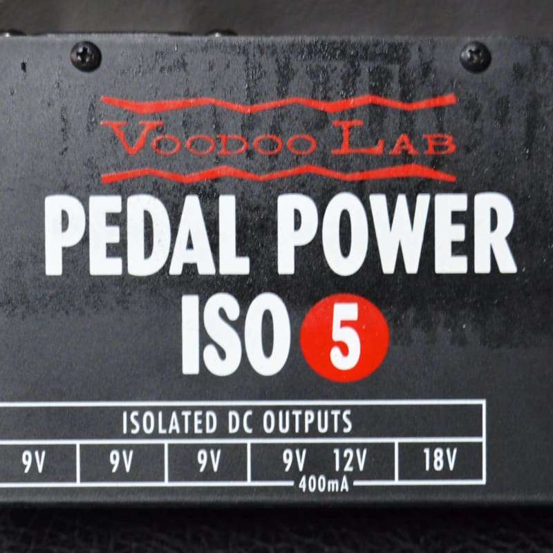 Voodoo Lab ISO 5 NA Pedal Power Supply Used Black - used Voodoo Lab              Power        Guitar Effect Pedal
