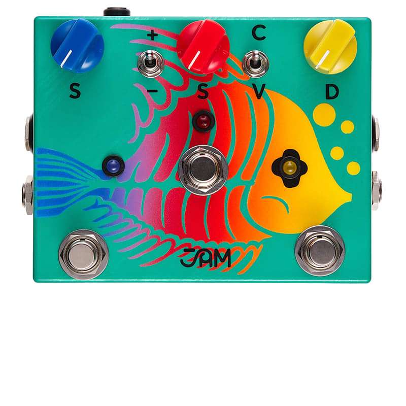 2010s JAM Pedals Ripply Fall Hand Painted - new JAM Pedals                     Guitar Effect Pedal Guitar Effect Pedal