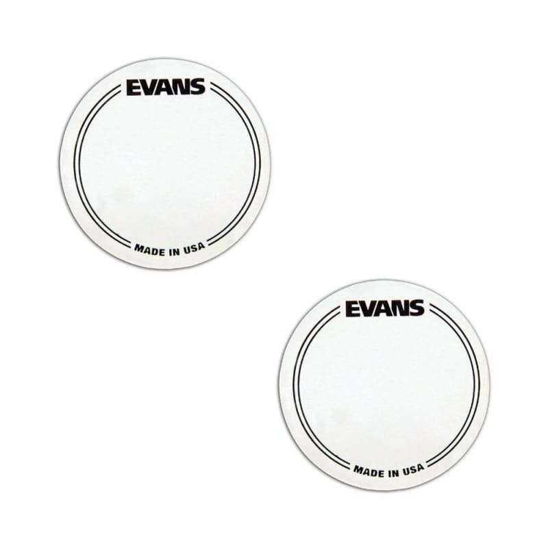Evans EQPC1 Double Pedal Patch - Clear . Pack Of 2. Plastic - new Evans                    Bass  Guitar Effect Pedal
