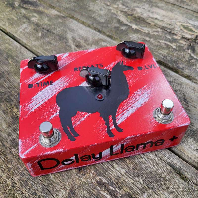 2010s JAM Pedals Delay Llama+ Hand Painted - used JAM Pedals                Delay      Guitar Effect Pedal