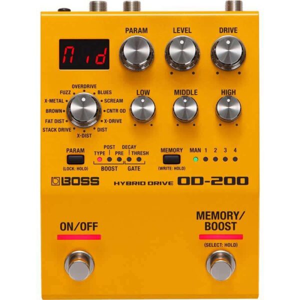 Boss Boss OD-200 Hybrid Drive Overdrive Pedal Hybrid - new Boss Guitar Effect Pedal